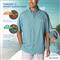 Columbia Men's PFG Tamiami II Short Sleeve Shirt, Canyon Blue