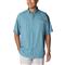 Columbia Men's PFG Tamiami II Short Sleeve Shirt, Canyon Blue