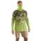 Guide Gear Men's Fishing/UPF Hoodie with Gaiter, Green Hex Fade
