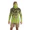 Guide Gear Men's Cooling Hoodie with Gaiter, Green Hex Fade
