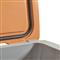 Heavy-duty molded hinges with aluminum rods for long-lasting durability, Sunset Orange/gray