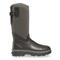 LaCrosse Women's Alpha Range 12" Neoprene Rubber Waterproof Work Boots, Gray/balsam Green