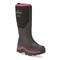DryShod Women's Arctic Storm High Neoprene Rubber Winter Boots, -50°F, Black/Pink