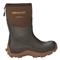 DryShod Women's Haymaker Mid Rubber Work Boots, -20°F, Brown/peanut