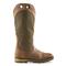 LaCrosse Men's Snake Country 17" Square Toe Boots, Olive/Brown