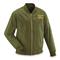 TheManSpot Embroidered We the People Bomber Jacket, Green