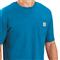 Carhartt Men's Workwear Short Sleeve Pocket Shirt, Marine Blue Heather
