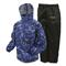 frogg toggs Men's All Sport Waterproof Rain Suit, Mossy Oak, Mossy Oak® Elements™ Blue Marlin/black