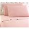 Shavel Home Products Micro Flannel Sheet Set, Petal Pink
