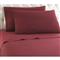 Shavel Home Products Micro Flannel Sheet Set, Wine
