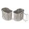 Aluminum construction with foldable butterfly handles