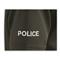 "Police" embroidery on each sleeve, Black