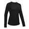 Under Armour Women's Base 4.0 Base Layer Crew Top, Black/pitch Gray