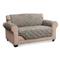 Innovative Textile Solutions Hudson Sherpa/Microfiber Waterproof Furniture Protector, Gray