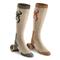 Browning Men's Poplar Wool Blend Midweight Boot Socks, 2 Pairs, Mountain View/leather Brown
