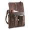2 zippered main compartments for your keys, smartphone and wallet, Chocolate Brown