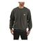 Carhartt Men's Crewneck Pocket Sweatshirt, Carbon Heather