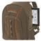 Side-access zippered tablet pocket, Brown