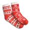 Guide Gear Women's Double-layer Gripper Socks, 2 Pairs, Red