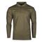 Mil-Tec Quick Dry Tactical Long Sleeve Polo Shirt, Olive Drab
