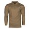Mil-Tec Quick Dry Tactical Long Sleeve Polo Shirt, Coyote