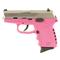 SCCY CPX-2, Semi-automatic, 9mm, 3.1" Barrel, Pink/Stainless, 10+1 Rounds