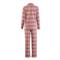 Guide Gear Women's 2-piece Button-front Pajama Set, Raspberry Fairisle