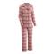 Guide Gear Women's 2-piece Button-front Pajama Set, Raspberry Fairisle