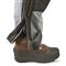 2-way thigh-high leg zippers with storm flaps and adjustable boot openings, Black/gray