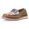 Ariat Women's Cruiser Slip-on Shoes, Brown Bomber/distressed Flag