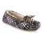 Guide Gear Women's Moccasin Slippers, Navy/white/red Plaid