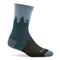 Darn Tough Women's Hiker Micro Crew Cushion Socks, Treeline Blue