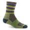 Darn Tough Women's Hiker Micro Crew Cushion Socks, Lime Stripe