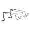 Guide Gear Tent Post Hooks, 2 Pack