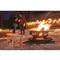 CASTLECREEK 47" Fire Pit with BBQ Grate, Flag