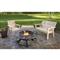 CASTLECREEK 47" Fire Pit with BBQ Grate