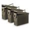 U.S. Military Surplus Waterproof M19A1 .30 Caliber Ammo Can, 3 Pack, Used