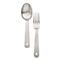 French Military Surplus 2 Piece Stainless Steel Chow Set, 4 Pack, Like New