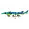 Lakco 7" Plastic Spearing Decoy With Hook, Blue/silver