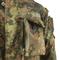 Chest pockets with vertical zip entry and flap tops, Flecktarn