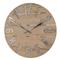 23.5"-diam. wood pallet clock
