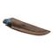 Leather sheath with belt loop
