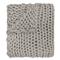 Your Lifestyle by Donna Sharp Chunky Knit Throw, Gray