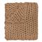 Your Lifestyle by Donna Sharp Chunky Knit Throw, Camel