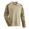 U.S. Military Surplus Quarter Zip Combat Shirt, New, Multicam