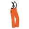 Removable suspenders convert to pants, Blaze Orange