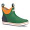 XTRATUF Men's Ankle Deck Rubber Boots, Green/orange/navy