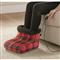 Shavel Home Products Micro Flannel Heated Footwarmer, Buffalo Check Red