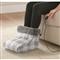 Shavel Home Products Micro Flannel Heated Footwarmer, Buffalo Check Gray