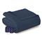 Micro Flannel 7 Layers of Warmth Electric Blanket/Comforter, Smokey Mtn. Blue
